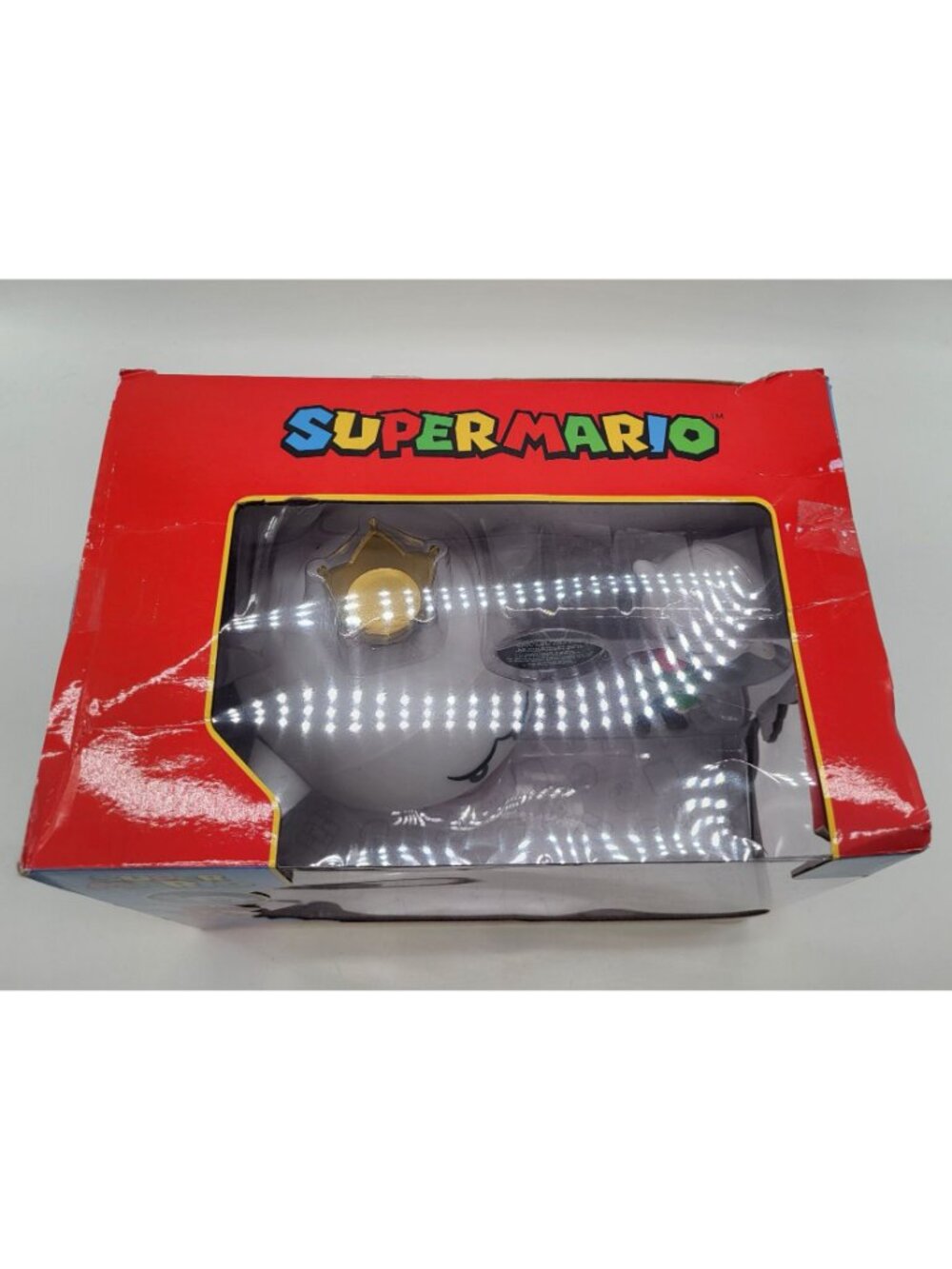 Jakks SUPER MARIO Luigi w/Glow in the dark BOO KING BOO (BOX WEAR) Action Figure - Picture 2 of 10